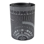 CURV-O-MARK Wrap-a-round 177B SORT (XL) 12,7x213,4 cm / 5,00 x 7